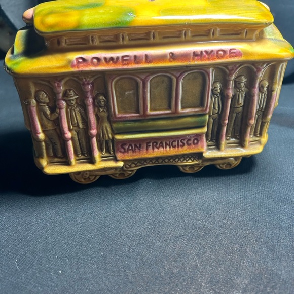 SNCO Other - SNCO Vintage San Francisco Cable Car Piggy Bank. Missing bottom plug